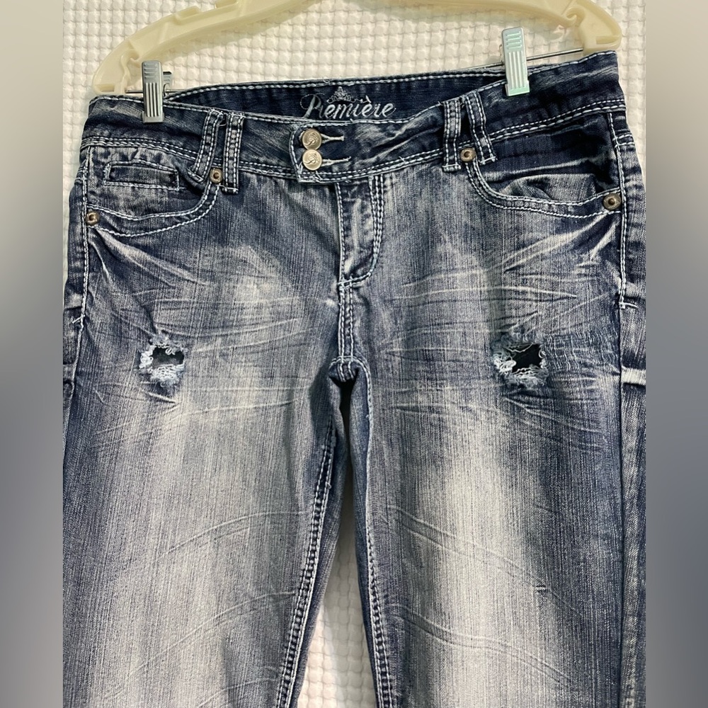 PREMIERE BY RUE 21 low rise jeans. Size 9/10. - Picture 2 of 6